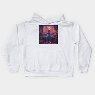 LofiVibes: Designs inspired by LoFi music Kids Hoodie